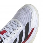 Tenis Adidas Crazyquick Padel Branco Preto Vermelho