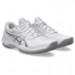 Tenis Asics Game FF Clay Branco Prata Feminino