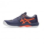 Tenis Asics Game FF Clay Indigo Azul Laranja