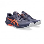 Tenis Asics Game FF Clay Indigo Azul Laranja