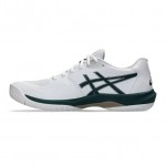 Tenis Asics Game FF Clay Branco Verde Saxão