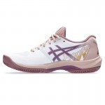 Tenis Asics Game FF Padel Branco Roxo Oxido Feminino