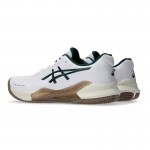 Tenis Asics Gel Challenger 14 Clay Branco Verde Escuro