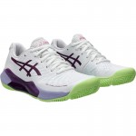 Asics Gel Challenger 14 Padel Shoes Mulheres Brancas Intense Mauve