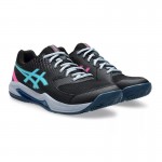 Tenis Asics Gel Dedicate 8 Padel Black Aqua