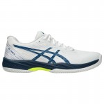 Tenis Asics Gel Game 9 Clay Branco Azul Mako