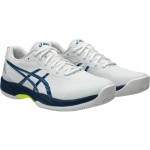 Tenis Asics Gel Game 9 Clay Branco Azul Mako