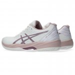 Tenis Asics Gel Game 9 Clay White Mauve para Mulheres