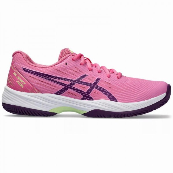 Asics Gel Game 9 Padel Dragon Fruit Mauve Tenis Feminino Intenso