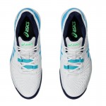 Asics Gel Resolution 9 Clay White Aqua Sapatilhas