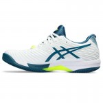 Tenis Asics Solution Speed FF 2 Argila Branco Cinza Azul