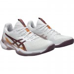 Tenis Asics Solution Speed FF 3 Clay White Mauve para Mulheres