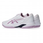 Tenis Asics Solution Swift FF 2 Clay Branco Rosa Ube Feminino