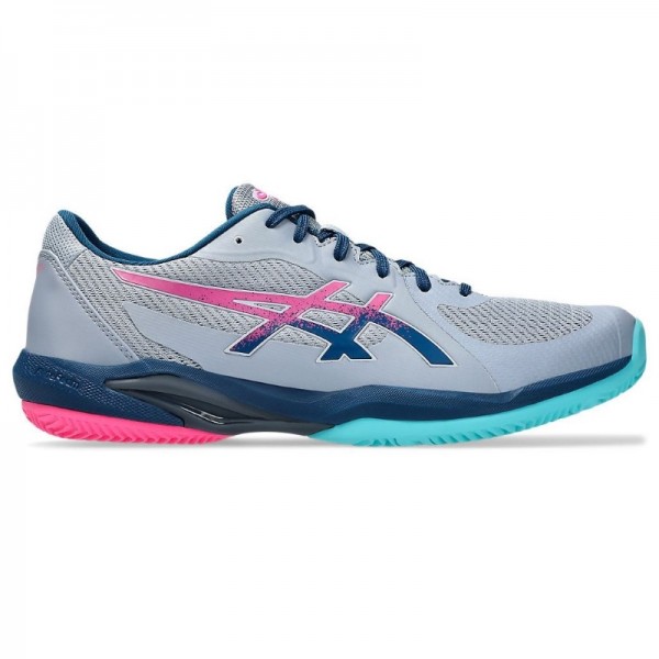 Tenis Asics Solution Swift FF 2 Padel Cinza Azul Mako