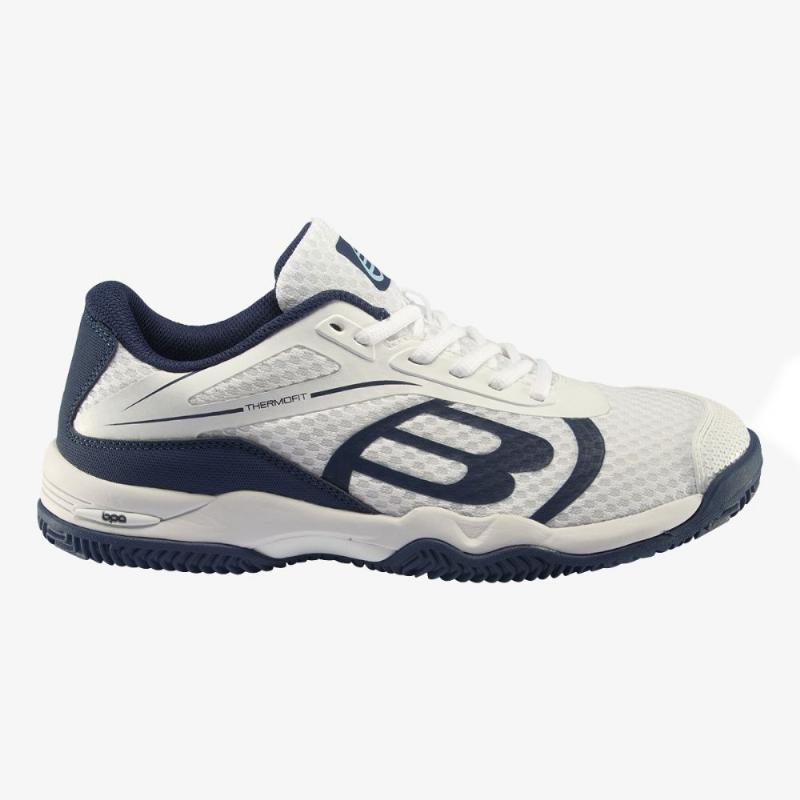 Sapatos Bullpadel Beker 23I Branco Azul Marinho