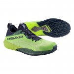 Tenis Head Motion Pro Lime Azul Marinho