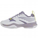 Sapatos femininos Kswiss Speedex Padel branco roxo