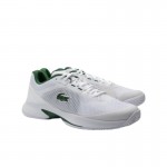 Lacoste Tech Point 124 Sapatos Branco Verde Escuro