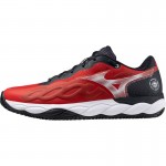 Mizuno Wave Enforce Court Padel Vermelho Branco Preto Tenis