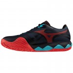 Mizuno Wave Enforce Tour 2 Padel Preto Azul Vermelho Tenis