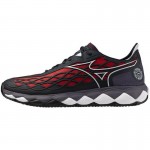 Mizuno Wave Enforce Tour Tenis Padel Cinza Branco Vermelho