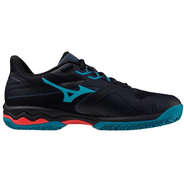 Mizuno Wave Exceed Light 2 Padel Preto Azul Vermelho Tenis