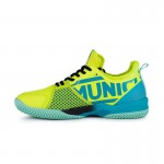 Munique Oxigenio 45 Amarelo Fluor Sapatos Azuis