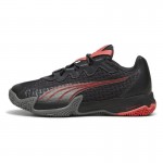 Tenis Puma Nova Elite Cinza Escuro Preto Vermelho