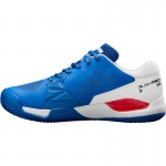 Tenis Wilson Rush Pro Ace Clay Azul Branco Vermelho