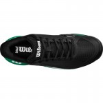 Tenis Wilson Rush Pro Ace Clay Preto Verde Branco