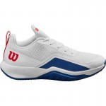 Tenis Wilson Rush Pro Lite Branco Azul Vermelho